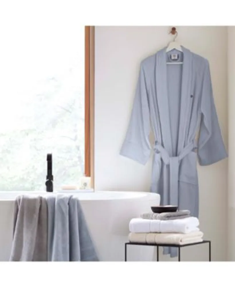 Linum Home 100% Turkish Cotton Personalized Terry Bath Robe - Navy