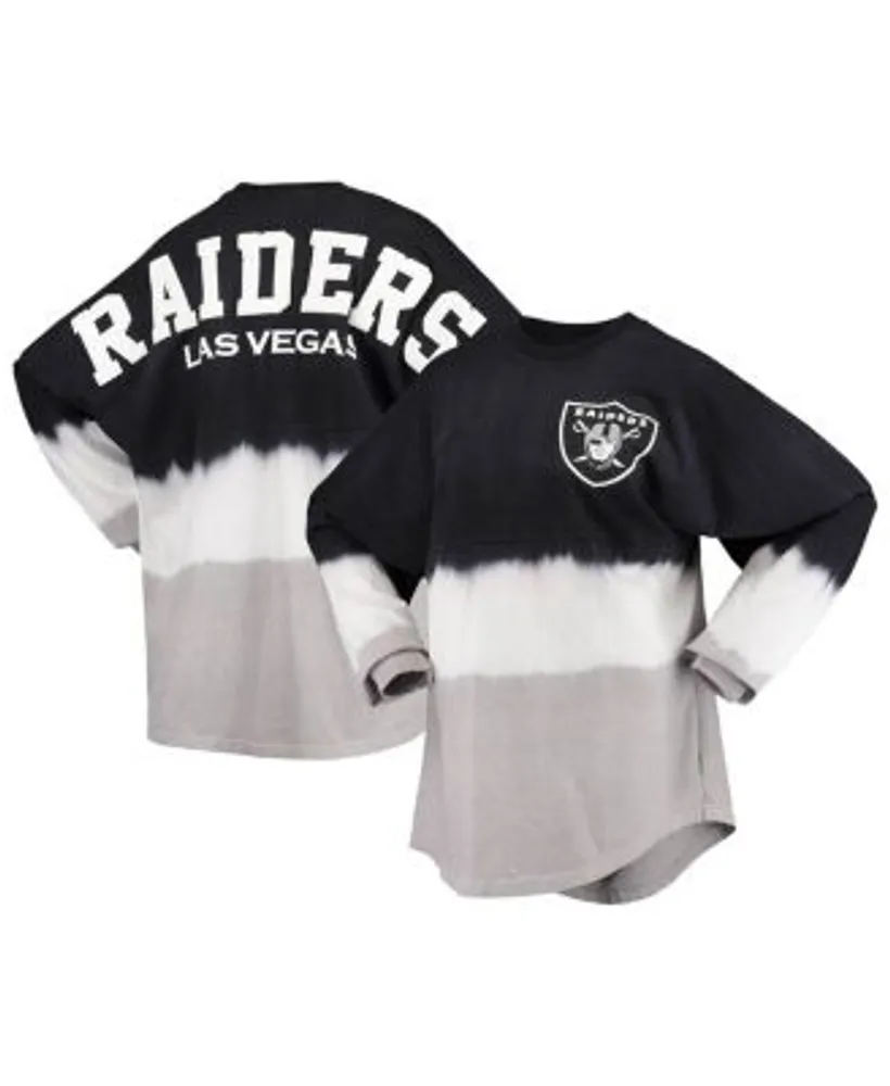 Las Vegas Raiders Fanatics Branded Women's Established Jersey Cropped  V-Neck T-Shirt - Black