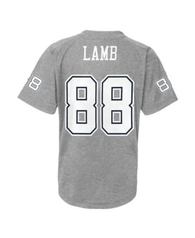 Youth Nike CeeDee Lamb Navy Dallas Cowboys Player Name & Number Performance  T-Shirt