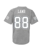 Outerstuff Youth Dak Prescott Navy Dallas Cowboys Performance Player Name & Number Raglan V-Neck T-Shirt