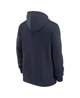 Men's Nike Navy Chicago Bears Performance Sideline Lockup Full-Zip Hoodie