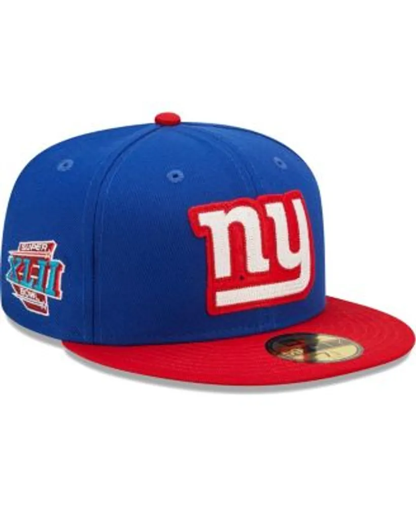 New Era Men's Royal, Red New York Giants Super Bowl XLII Letterman