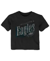 Outerstuff Infant Boys and Girls Black Philadelphia Eagles Winning Streak T- shirt