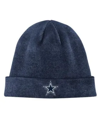 Dallas Cowboys New Era Youth 2022 Sideline Sport Cuffed Pom Knit Hat -  Cream/Navy