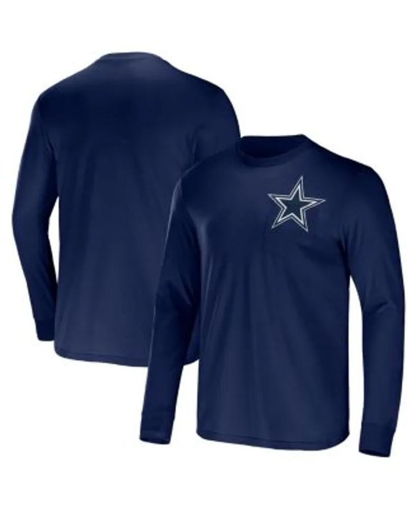 NFL Team Apparel Youth Dallas Cowboys Navy Rash Guard T-Shirt