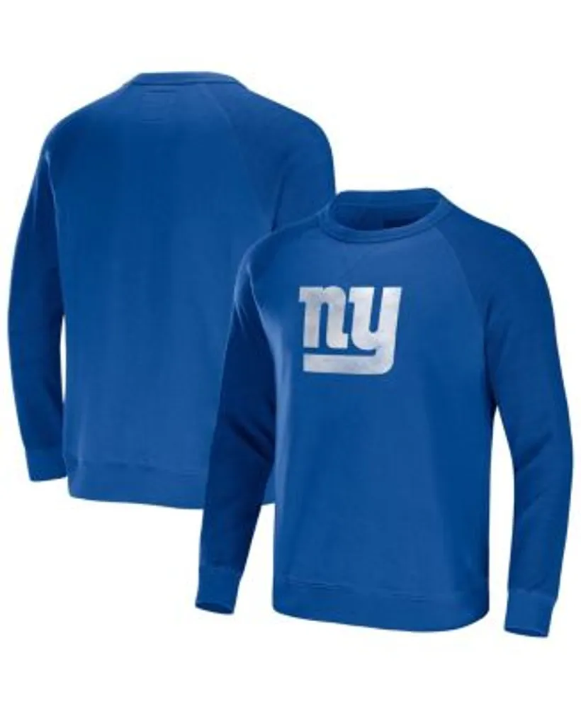 New York Giants Raglan Crew Neck Pullover 