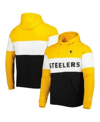 Men's Pittsburgh Steelers T.J. Watt Black Big & Tall Fleece Name & Number  Pullover Hoodie