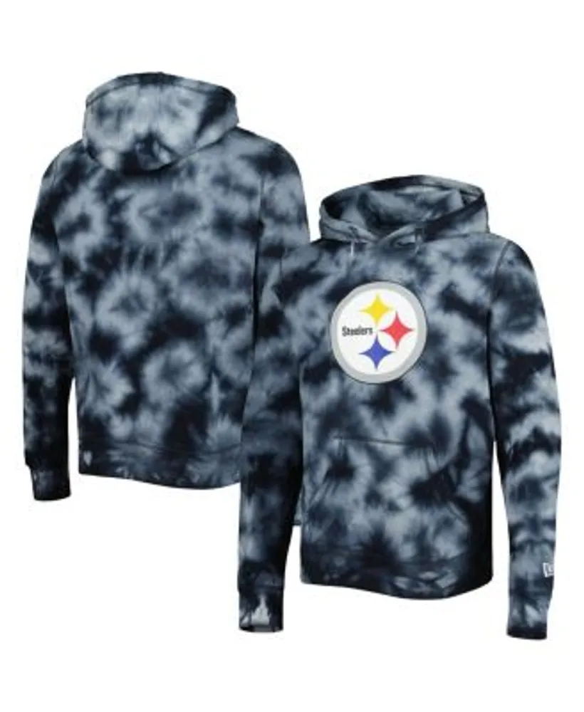 New Era Apparel Women's Pittsburgh Steelers Camo Fleece Black Crew