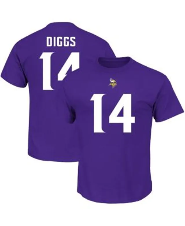 FANATICS Men'S Stefon Diggs Royal Buffalo Bills Player Icon Name And Number  T-Shirt for Men