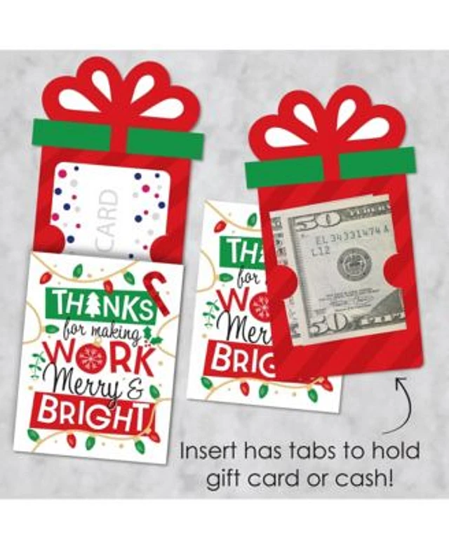 Big Dot of Happiness Co-Worker Appreciation Christmas Thank You Money &  Nifty Gifty Card Holders 8 Ct | The Shops at Willow Bend