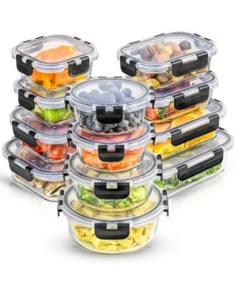 Lock and Lock Purely Better Vented Glass Food Storage Container Set,  2-Piece 