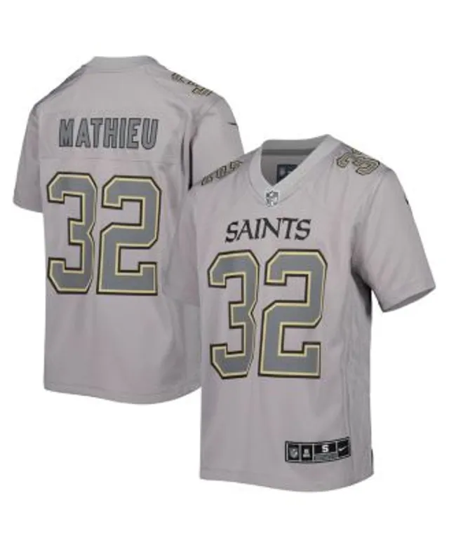 Nike Youth Boys and Girls Tyrann Mathieu Gray New Orleans Saints Atmosphere  Game Jersey