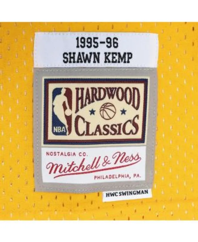 Women's Mitchell & Ness Shawn Kemp Green Seattle SuperSonics 1995-96 Hardwood Classics Swingman Jersey Size: Small