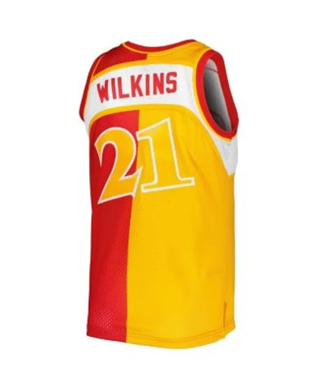 Dominique Wilkins Atlanta Hawks Mitchell & Ness 75th Anniversary 1986/87  Hardwood Classics Swingman Jersey - Gold