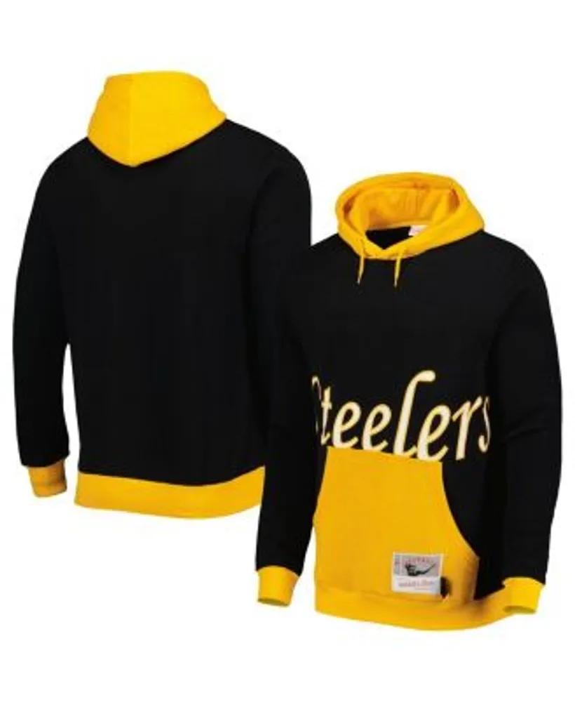 Pittsburgh Steelers Youth Team Tie-Dye Pullover Hoodie - Black