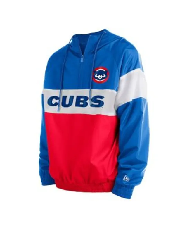 Men's New Era Royal Chicago Cubs Sleeveless Pullover Hoodie