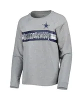 Outerstuff Big Boys Heathered Gray Dallas Cowboys Long Sleeve T