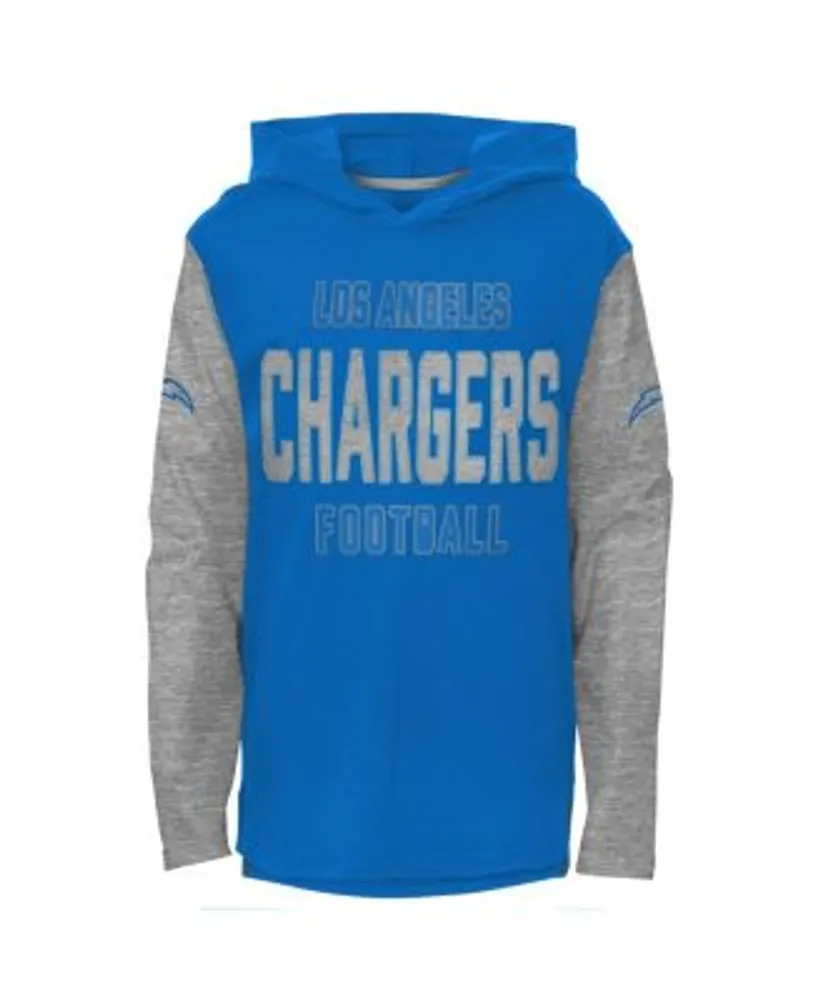 Los Angeles Chargers Nike Rewind Logo T-Shirt Medium Light Blue