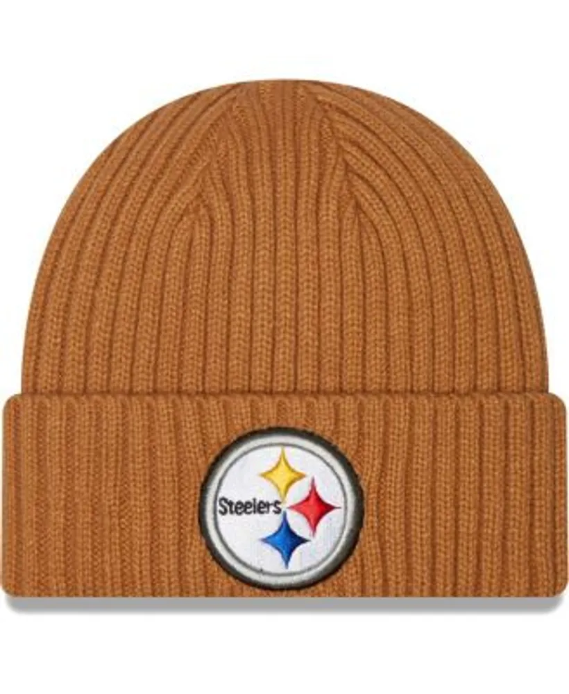 New Era Men's Pittsburgh Steelers Salute to Service Black Knit Beanie