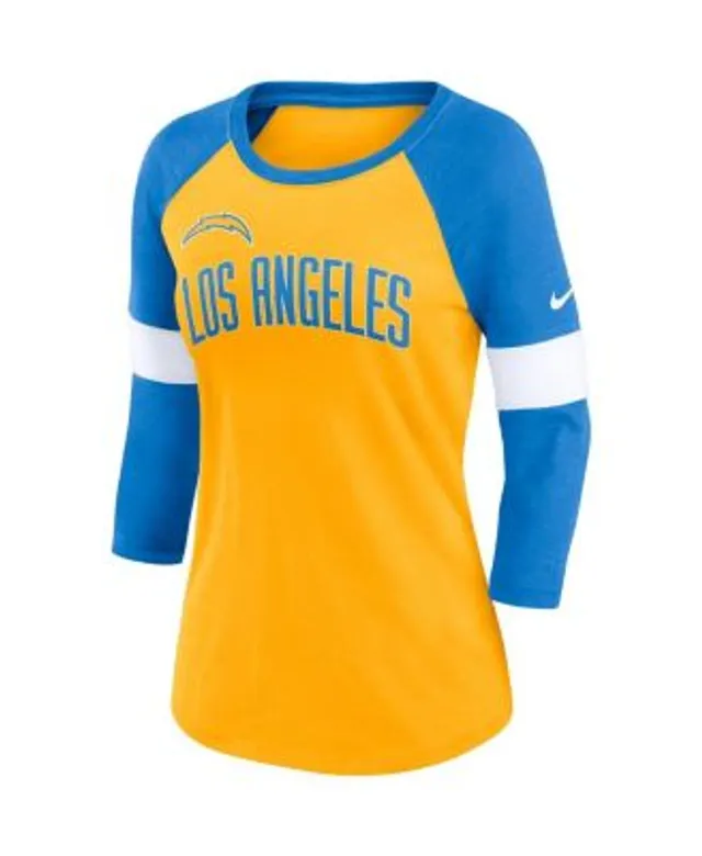 : Women's Majestic Threads Heathered Royal Los Angeles