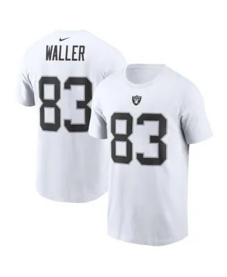 Men's Fanatics Branded Darren Waller Black Las Vegas Raiders Player Icon Name & Number Pullover Hoodie