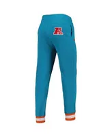 Men's Starter Aqua Miami Dolphins Blitz Fleece Jogger Pants Size: Large