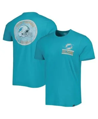 Nike Aqua Miami Dolphins Horizontal Lockup Legend Performance T-Shirt