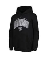 Toddler Black Las Vegas Raiders Draft Pick Pullover Hoodie