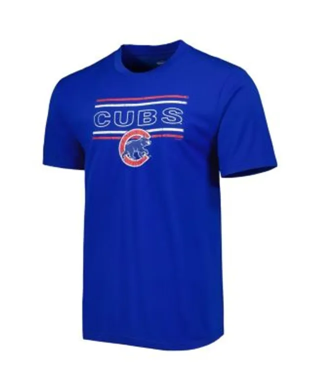 Youth Royal Chicago Cubs Allover Print Long Sleeve T-Shirt & Pants