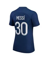 Women's Nike Lionel Messi Blue Barcelona 2021/22 Home Replica