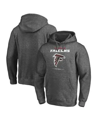 Nike Women's Nike Heathered Charcoal/Black Atlanta Falcons Gym Vintage  Raglan Full-Zip Hoodie