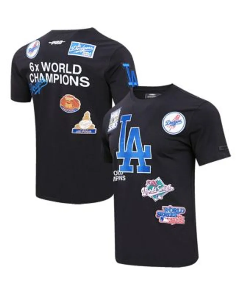 Pro Standard Men's Black Los Angeles Dodgers Championship T-shirt