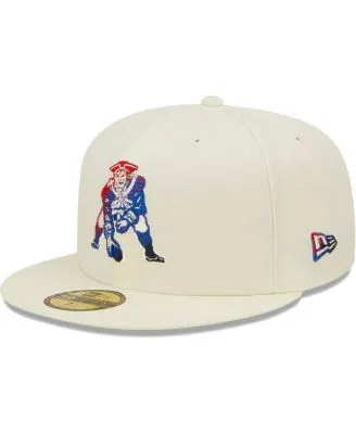 Buffalo Bills New Era Chrome Color Dim 59FIFTY Fitted Hat - Cream