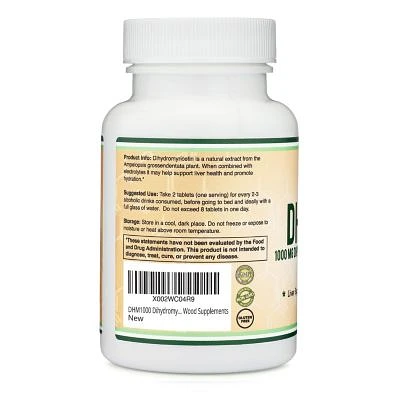 DHM 1000 (Dihydromyricetin + Electrolytes) - 30 x 1000 mg tablets