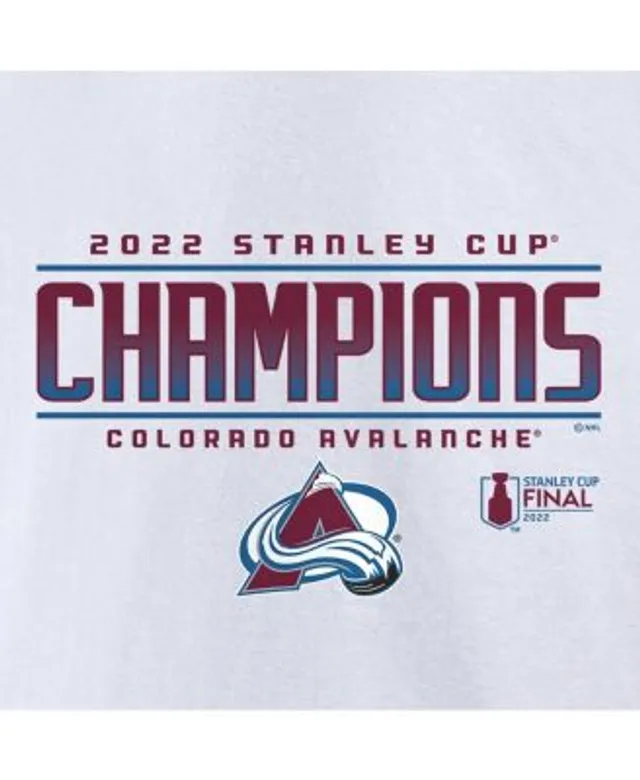 Women's Colorado Avalanche Fanatics Branded Burgundy 2022 Stanley Cup  Champions Plus Size Roster V-Neck T-Shirt