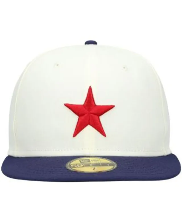 Men's Pittsburgh Crawfords New Era White/Red Cooperstown Collection Turn  Back The Clock 59FIFTY Fitted Hat