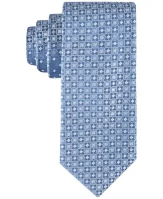 Men's Atlanta Braves Diamante Print Silk Tie