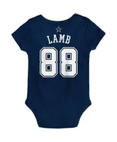 Outerstuff Newborn Boys and Girls CeeDee Lamb Navy Dallas Cowboys