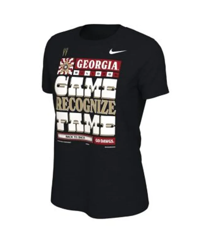 Georgia Bulldogs Nike Women's College Football Playoff 2021 National  Champions Seal Celebration T-Shirt - Red