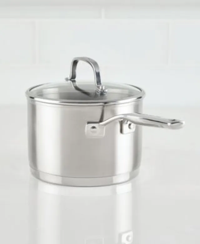 Megacasa Quart Triple-Ply Stainless Steel Saucepan with Lid