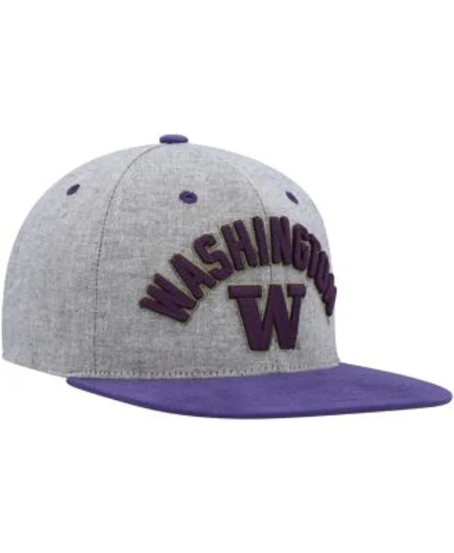 Washington Huskies '47 Four Stroke Clean Up Trucker Snapback Hat - Purple