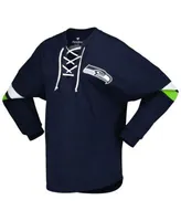 Women's Seattle Seahawks Fanatics Branded College Navy Spirit