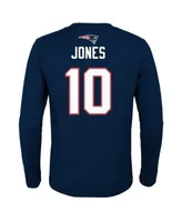 New England Patriots Mac Jones Navy Jersey