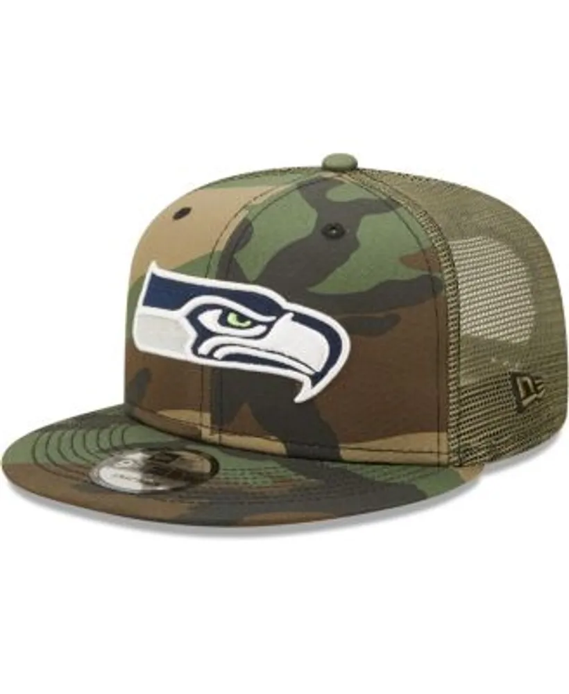 Men's New Era Camo/Olive Arizona Cardinals Trucker 9FIFTY Snapback