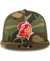 Men's New Era Camo/Olive Denver Broncos Trucker 9FIFTY Snapback Hat