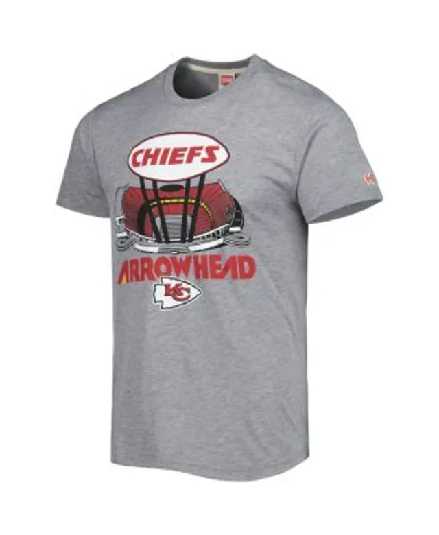 Kansas City Chiefs Majestic Threads Tri-Blend Pocket T-Shirt - Heathered Red Size: Large