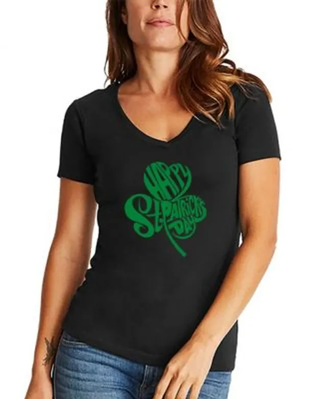 Women's Boston Red Sox Fanatics Branded Kelly Green St. Patrick's Day  Celtic Knot V-Neck T-Shirt