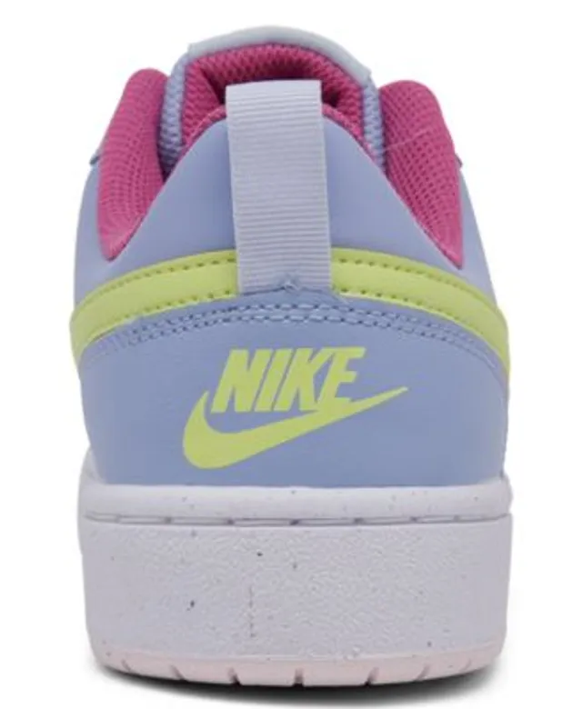 Nike Little Girls Court Borough Low 2 Stay-Put Closure Casual Sneakers from  Finish Line - Macy's