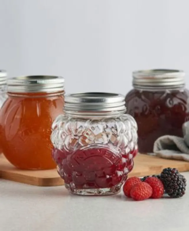 Kilner 13.5oz Fruit Jars (Set of 6) | Strawberry, Orange & Berry