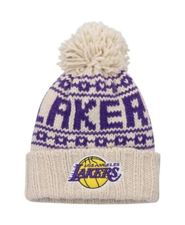Los Angeles Lakers New Era Women's Sleek 9FORTY Adjustable Hat - Purple